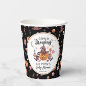 Een Baby breekt Jack-O-Lantern Halloween Shower Papieren Bekers (Achterkant)