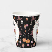 Een Baby breekt Jack-O-Lantern Halloween Shower Papieren Bekers (Rechts)