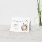 Een Baby breekt koffie-Baby shower Bedankkaart (Voorkant)