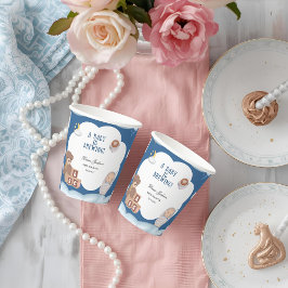 Een Baby breekt koffie-Baby shower Papieren Bekers