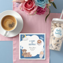 Een Baby breekt koffie-Baby shower