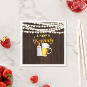 Een Baby breekt Napkin Servet