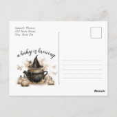 Een Baby breekt neutraal halloween Baby shower Briefkaart (Achterkant)