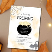 Een Baby breekt neutraal halloween Baby shower Kaart