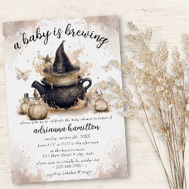 Een Baby breekt neutraal halloween Baby shower Kaart