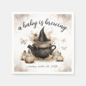 Een Baby breekt neutraal halloween Baby shower Servet (Voorkant)
