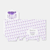 Een Baby breekt Paars Halloween Baby shower Bedankdoosjes (Uitgevouwen)