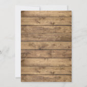 Een Baby breekt roestvast herfst lekt Baby shower Kaart (Achterkant)