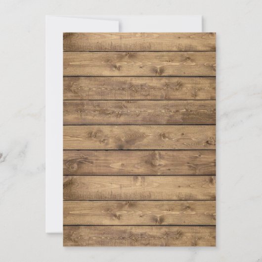 Een Baby breekt roestvast herfst lekt Baby shower Kaart (Achterkant)