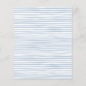 een baby breidt de Uitnodiging van de Begroting va (Achterkant)