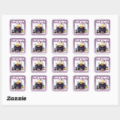 Een Baby brouwen Vierkante Sticker (Vel)