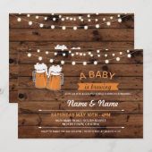 Een Baby-brouwerij met ruitenverlichting nodigt u  Kaart (Voorkant / Achterkant)