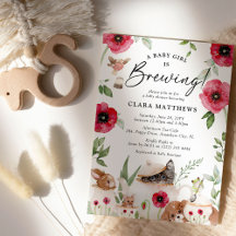 'Een baby brouwt' Afternoon Tea Baby Shower