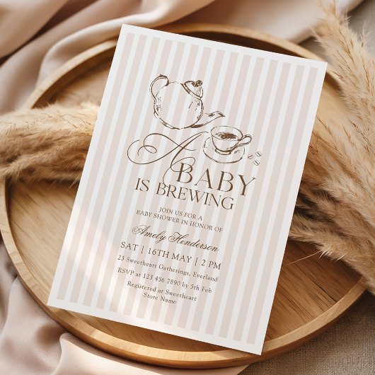 Een Baby Brouwt Baby Borrel Kaart