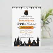 Een Baby brouwt baby shower Kaart (Staand voorkant)