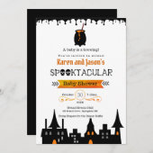 Een Baby brouwt baby shower Kaart (Voorkant / Achterkant)