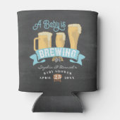 Een Baby brouwt Baby shower Koelbox Blikjeskoeler (Achterkant)