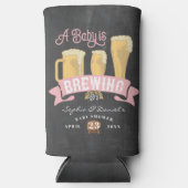 Een Baby brouwt Baby shower Koelbox Seltzer Blikjeskoeler (Voorkant)