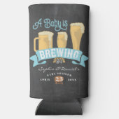 Een Baby brouwt Baby shower Koelbox Seltzer Blikjeskoeler (Achterkant)