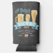 Een Baby brouwt Baby shower Koelbox Seltzer Blikjeskoeler (Voorkant)