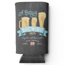 Een Baby brouwt Baby shower Koelbox