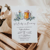 Een Baby brouwt Baby shower minimalistisch Kaart