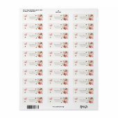 Een Baby brouwt Baby shower retouradres Etiket (Full Sheet)