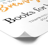 Een baby brouwt bier en melk Boeken voor baby Poster (Hoek)