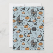 Een Baby brouwt Blue Boy Baby shower Kaart (Achterkant)