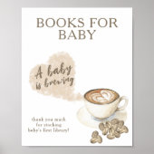 Een baby brouwt Boeken voor baby Poster (Voorkant)
