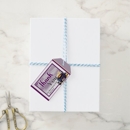 Een Baby Brouwt Cadeaulabel (Met Touw)
