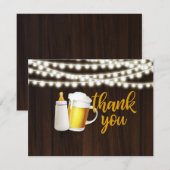 Een Baby brouwt een bedankkaart Feestdagenkaart (Voorkant / Achterkant)