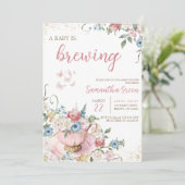 Een Baby brouwt een douche Kaart (Staand voorkant)