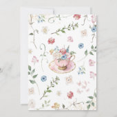 Een Baby brouwt een douche Kaart (Achterkant)