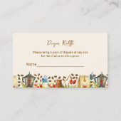 Een Baby brouwt een koffieluierkaartje Informatiekaartje (Voorkant)