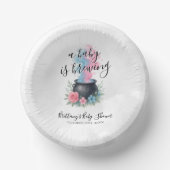 Een Baby brouwt een magische ketel Papieren Kommen (Voorkant)