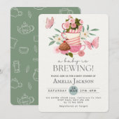 Een Baby brouwt genderneutraal Baby shower Kaart (Voorkant / Achterkant)