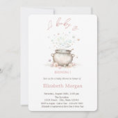 Een Baby brouwt gestreepte Halloween Kaart (Voorkant)