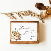 Een Baby brouwt gevouwen bedankkaarten, koffie Bedankkaart