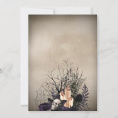 Een Baby brouwt gotisch Halloween Baby shower Kaart (Achterkant)