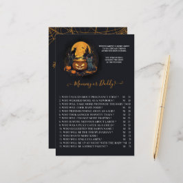 Een Baby brouwt Halloween Baby shower M / D-spel