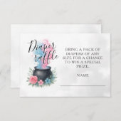 Een Baby brouwt Halloween luier Raffle Informatiekaartje (Voorkant / Achterkant)