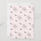 Een Baby brouwt Halloween-uitnodiging Kaart (Achterkant)