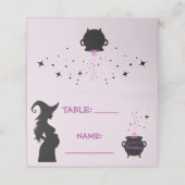 Een Baby brouwt heks Baby shower Plaatskaartje (Buitenkant ongevouwen)