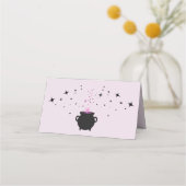 Een Baby brouwt heks Baby shower Plaatskaartje (Achterkant)
