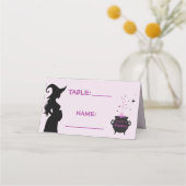 Een Baby brouwt heks Baby shower Plaatskaartje (Voorkant)