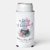 Een Baby brouwt hij of zij ketel Seltzer Blikjeskoeler (Seltzer Voorkant)