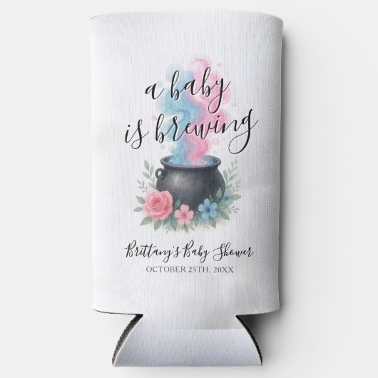 Een Baby brouwt hij of zij ketel Seltzer Blikjeskoeler (Voorkant)