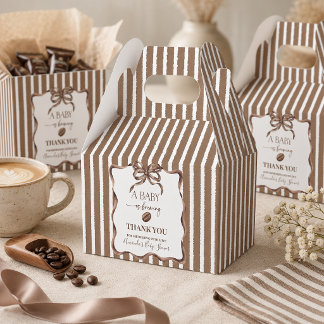 Een Baby Brouwt Koffie Baby Shower Feest Bedankdoosjes