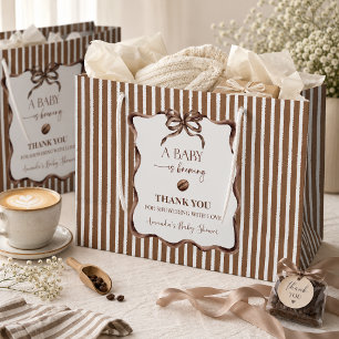 Een Baby Brouwt Koffie Baby Shower Feest Groot Cadeauzakje